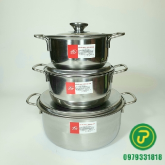 BỘ NỒI 3 INOX RẺ