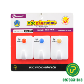 MÓC DÁN 3 VUÔNG CHẤM-HPG 19