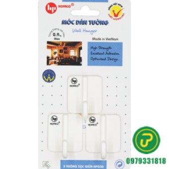 DÁN 3 VUÔNG SỌC GIỮA-HPG 30