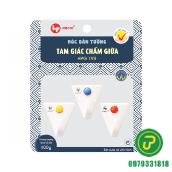 MÓC DÁN TAM GIÁC CHẤM GIỮA-HPG 193