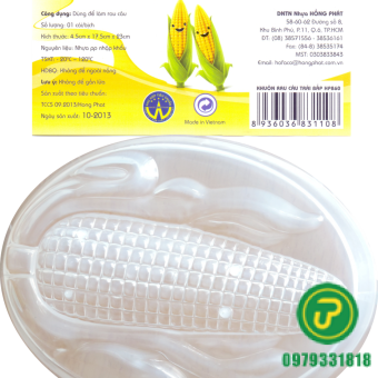 KHUÔN RAU CÂU TRÁI BẮP-HPB 60