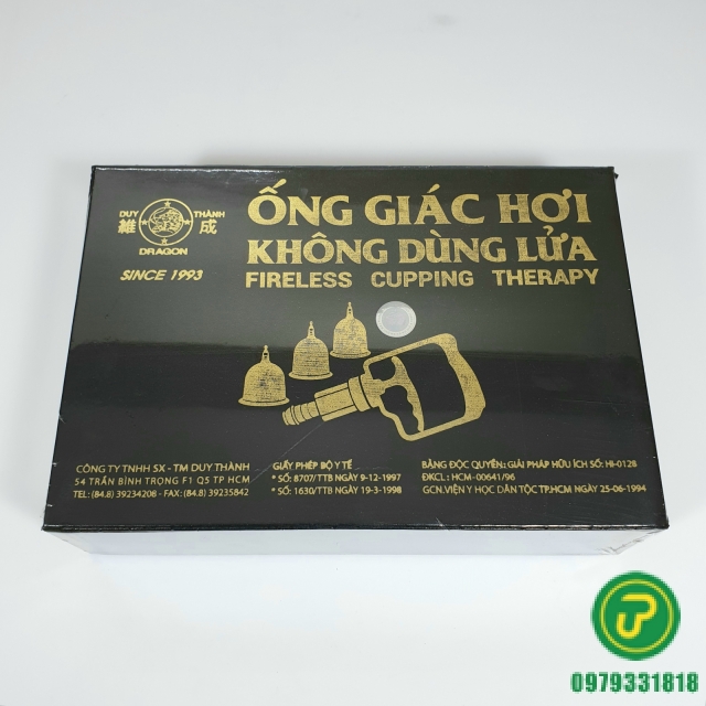 BỘ GIÁC HƠI VALI KHÔNG DÙNG LỬA