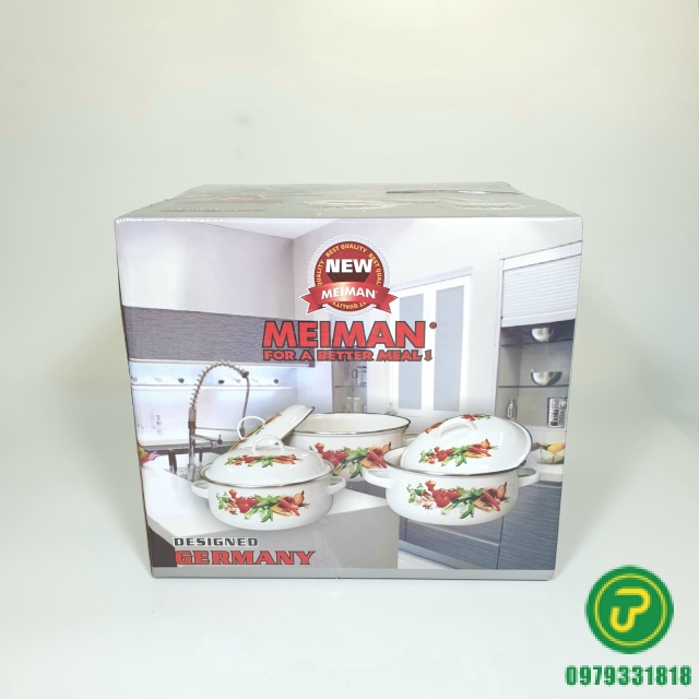 BỘ NỒI TRÁNG MEN NÓNG