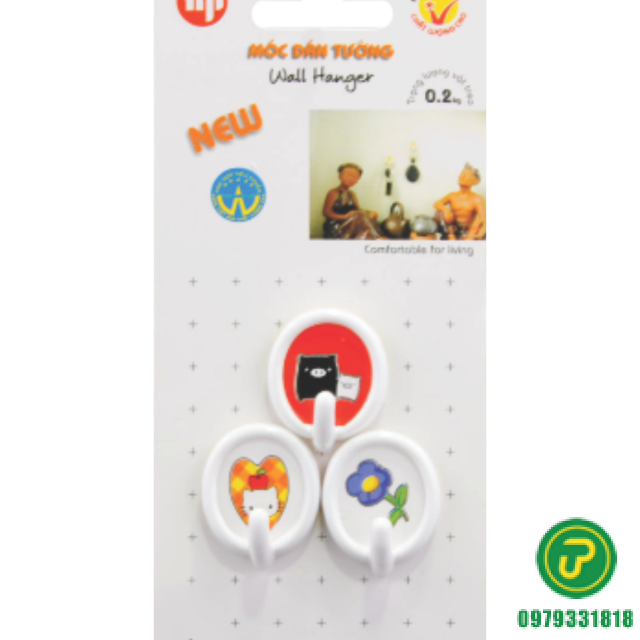 MÓC DÁN 3 NGỰA-HPG 07