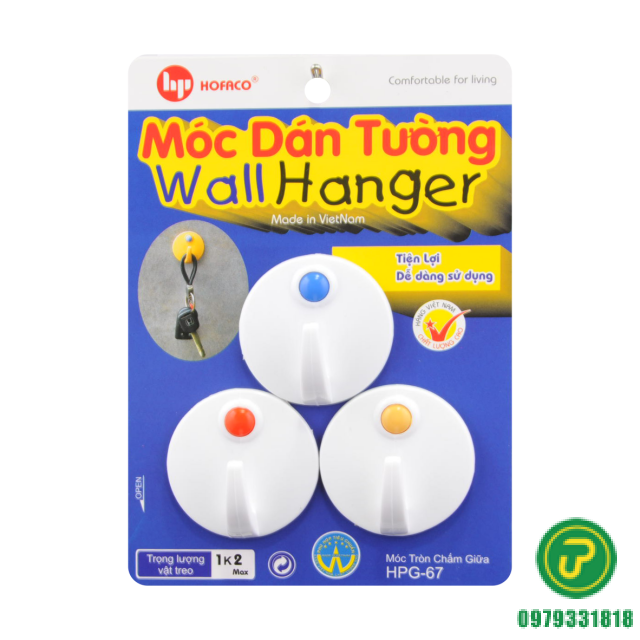 MÓC DÁN 3 TRÒN CHẤM-HPG 67
