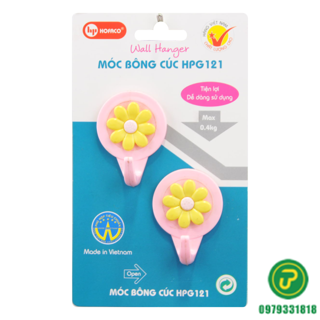 MÓC DÁN BÔNG CÚC-HPG 121