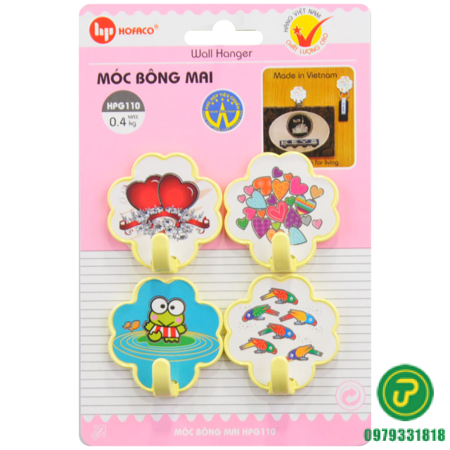 MÓC DÁN BÔNG MAI-HPG 110