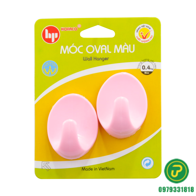 MÓC DÁN OVAL MÀU-HPG 84