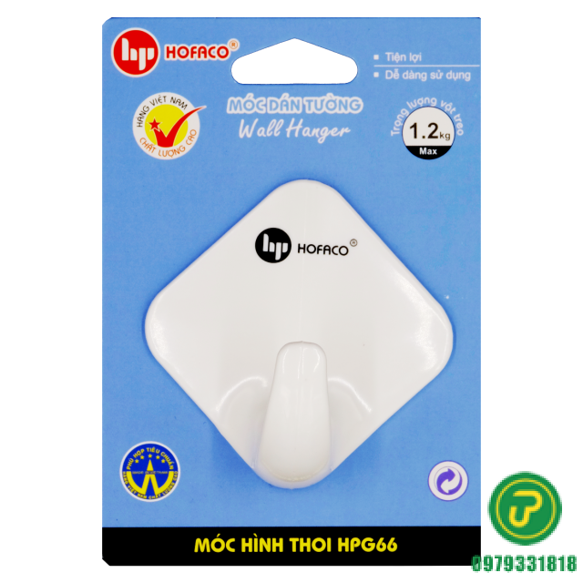 MÓC DÁN HÌNH THOI-HPG 66