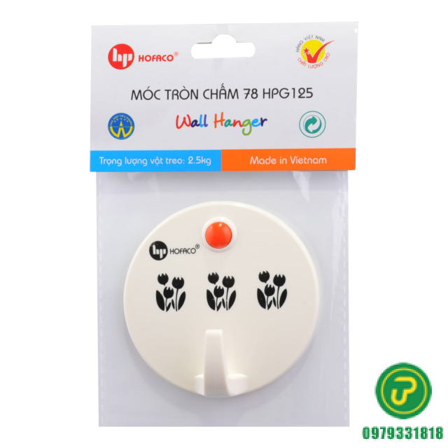 MÓC DÁN TRÒN CHẤM 78-HPG 124