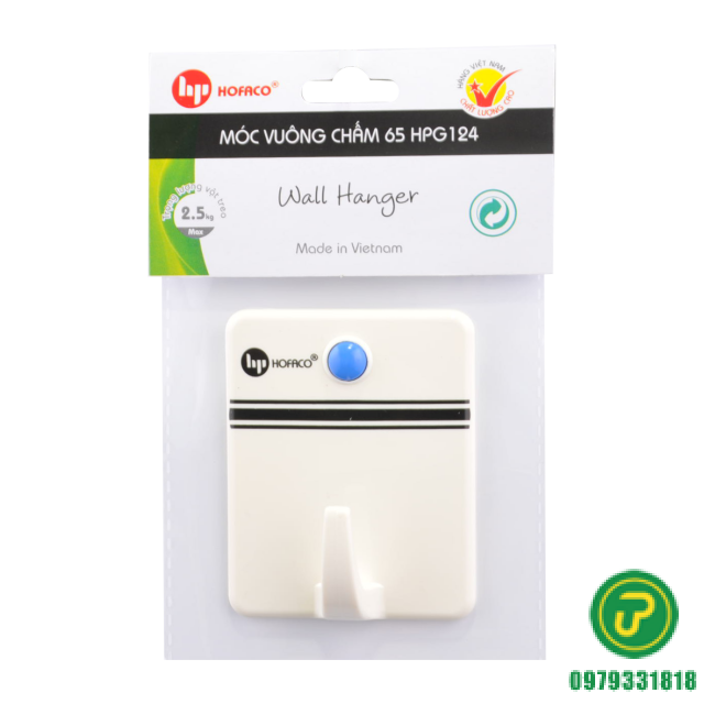 MÓC DÁN VUÔNG CHẤM 65-HPG 124