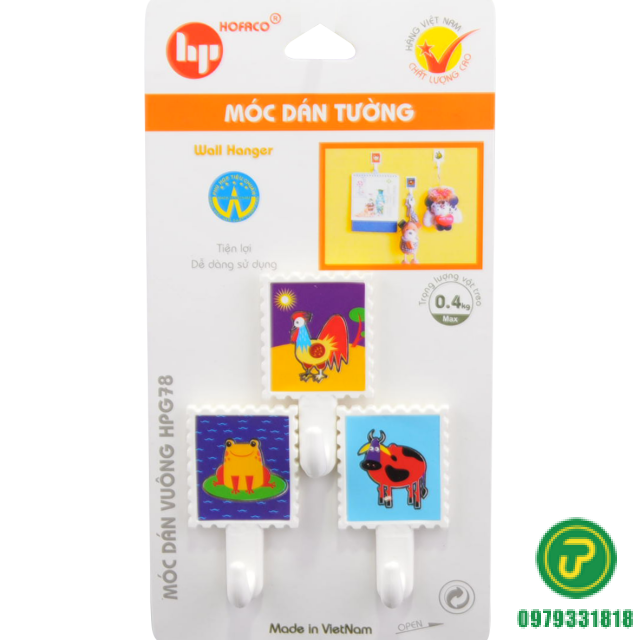 MÓC DÁN VUÔNG-HPG 78