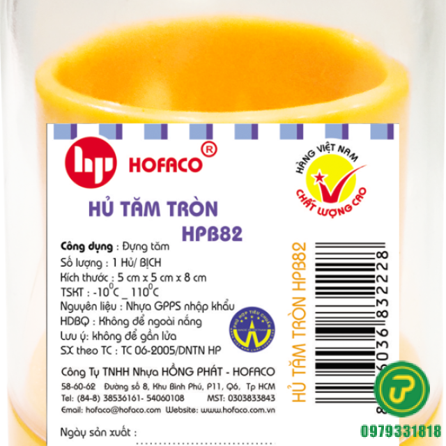 HŨ TĂM TRÒN-HPB 82