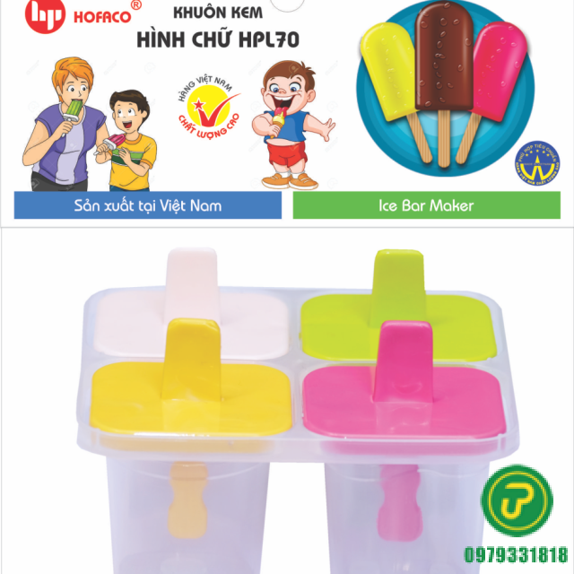 KHUÔN KEM HÌNH CHỮ-HPL 70