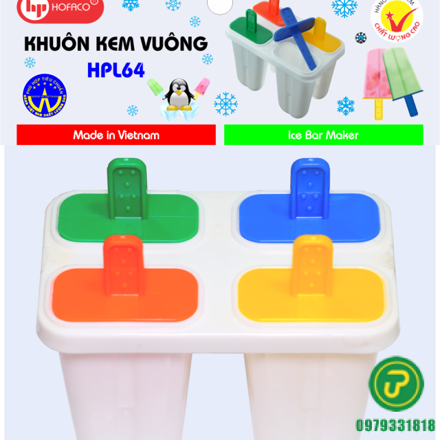 KHUÔN KEM VUÔNG-HPL 64