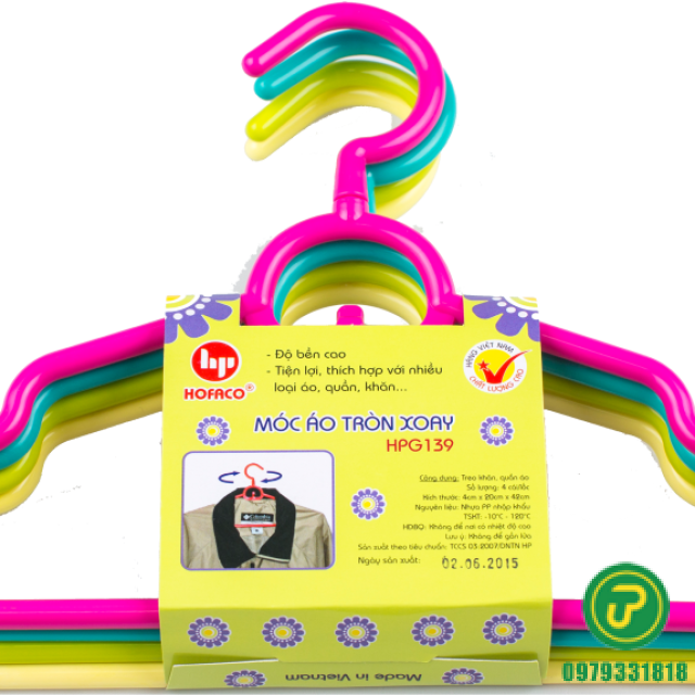 MÓC ÁO TRÒN XOAY-HPG 139