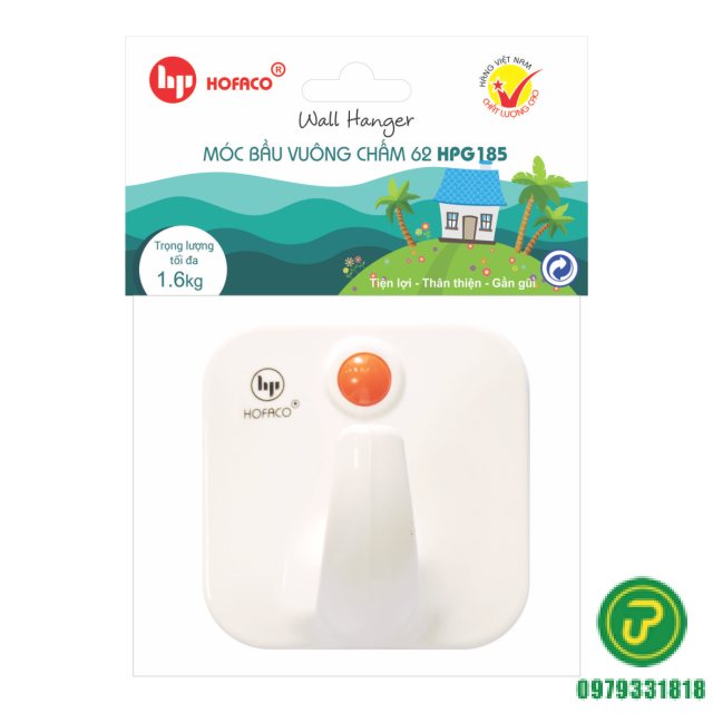 MÓC BẦU VUÔNG CHẤM 62-HPG 185