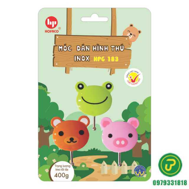 MÓC DÁN HÌNH THÚ-HPG 183