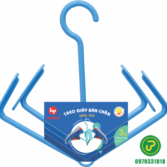 MÓC TREO GIÀY HÌNH BÀN CHÂN-HPG 197