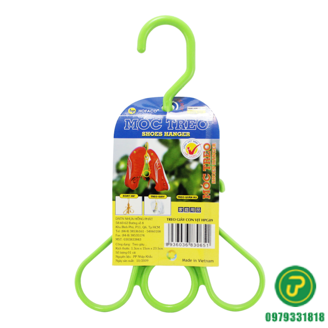 MÓC TREO GIÀY HÌNH CON VỊT-HPG 89